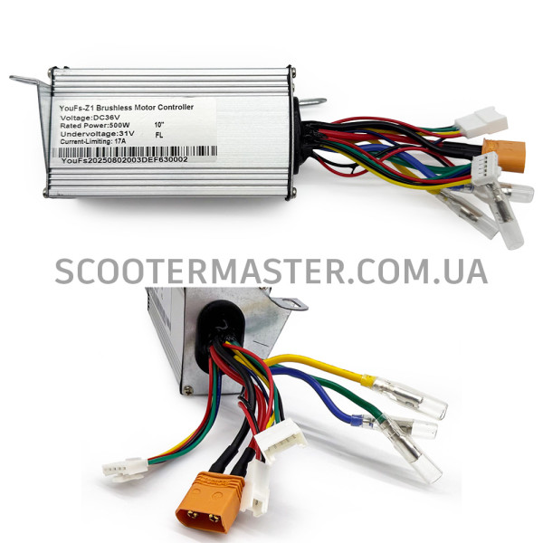 Комплект контролера YouFS-Z1 17A 36V 500W