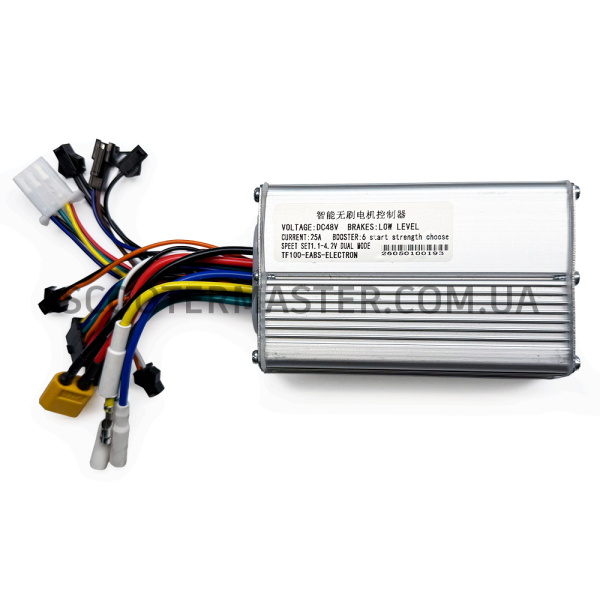 Комплект контролера 25A 48V TF-100 з кнопкою перемикання