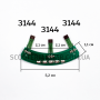 Датчики хола 3144 на платі для мотор-колеса